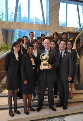 Brice Pean—General Manager of Hilton Shanghai Hongqiao with his Sales Team